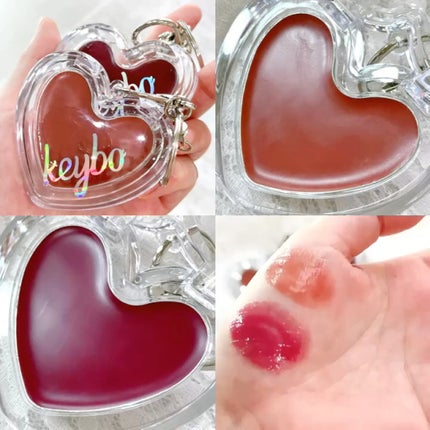 ハートキーリング リップ&チーク/keybo/口紅を使ったクチコミ(2枚目)
