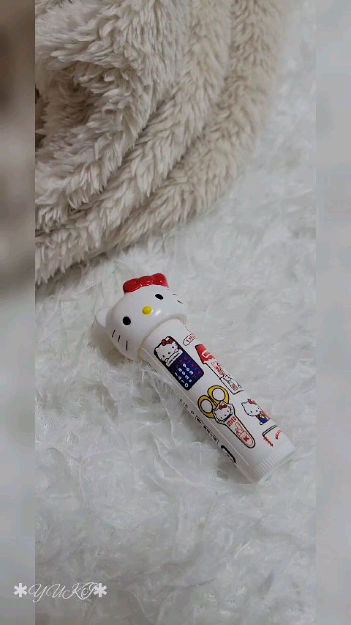 ハローキティリップクリーム/サンリオ/リップクリームの動画クチコミ1つ目