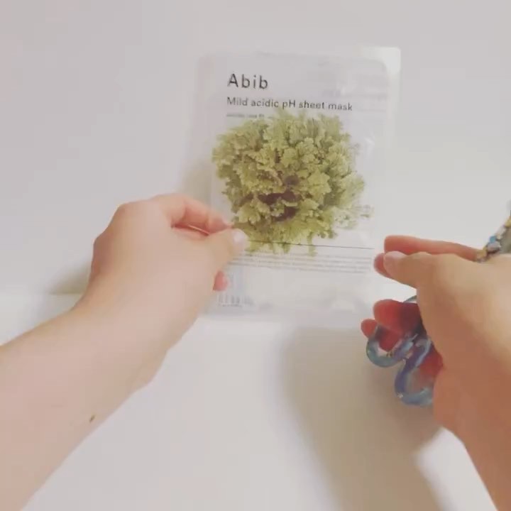 弱酸性PHシートマスク 復活草フィット/Abib /シートマスク・パックを使ったクチコミ（2枚目）