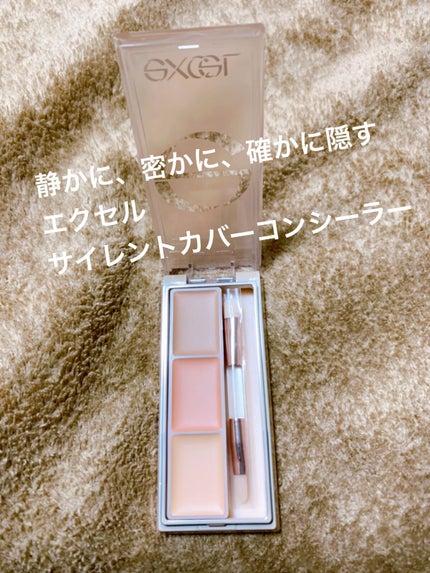 サイレントカバー コンシーラー/excel/パレットコンシーラーを使ったクチコミ(1枚目)