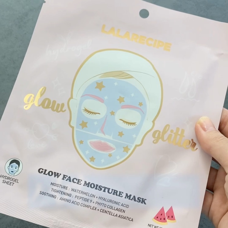 グロウフェイス　モイスチャーマスク/ララレシピ/シートマスク・パックを使ったクチコミ（3枚目）