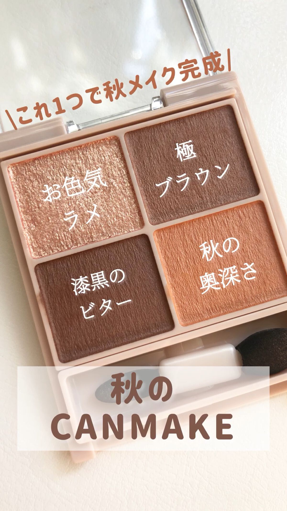 シルキースフレアイズ（マットタイプ）/キャンメイク/アイシャドウパレットの動画クチコミ3つ目