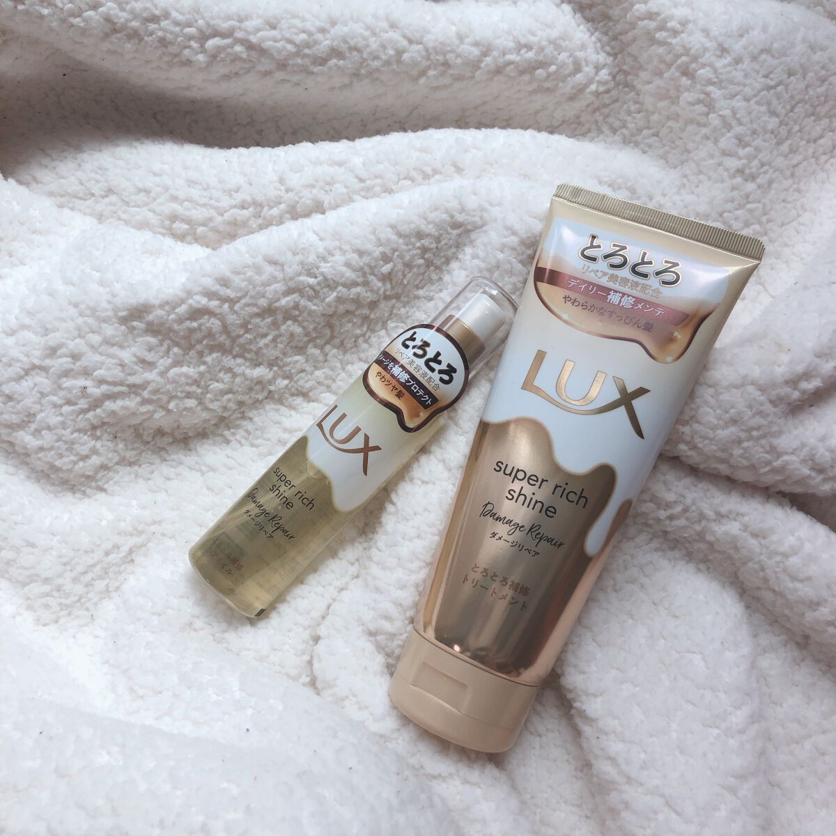 スーパーリッチシャイン ダメージリペア とろとろ補修トリートメント/LUX/洗い流すヘアトリートメントの人気ショート動画