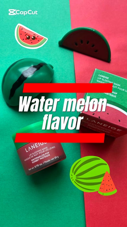 リップスリーピングマスク ウォーターメロン/LANEIGE/リップマスクの人気ショート動画