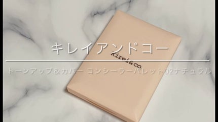 トーンアップ&カバー コンシーラーパレット/Kirei&co./パレットコンシーラーの人気ショート動画