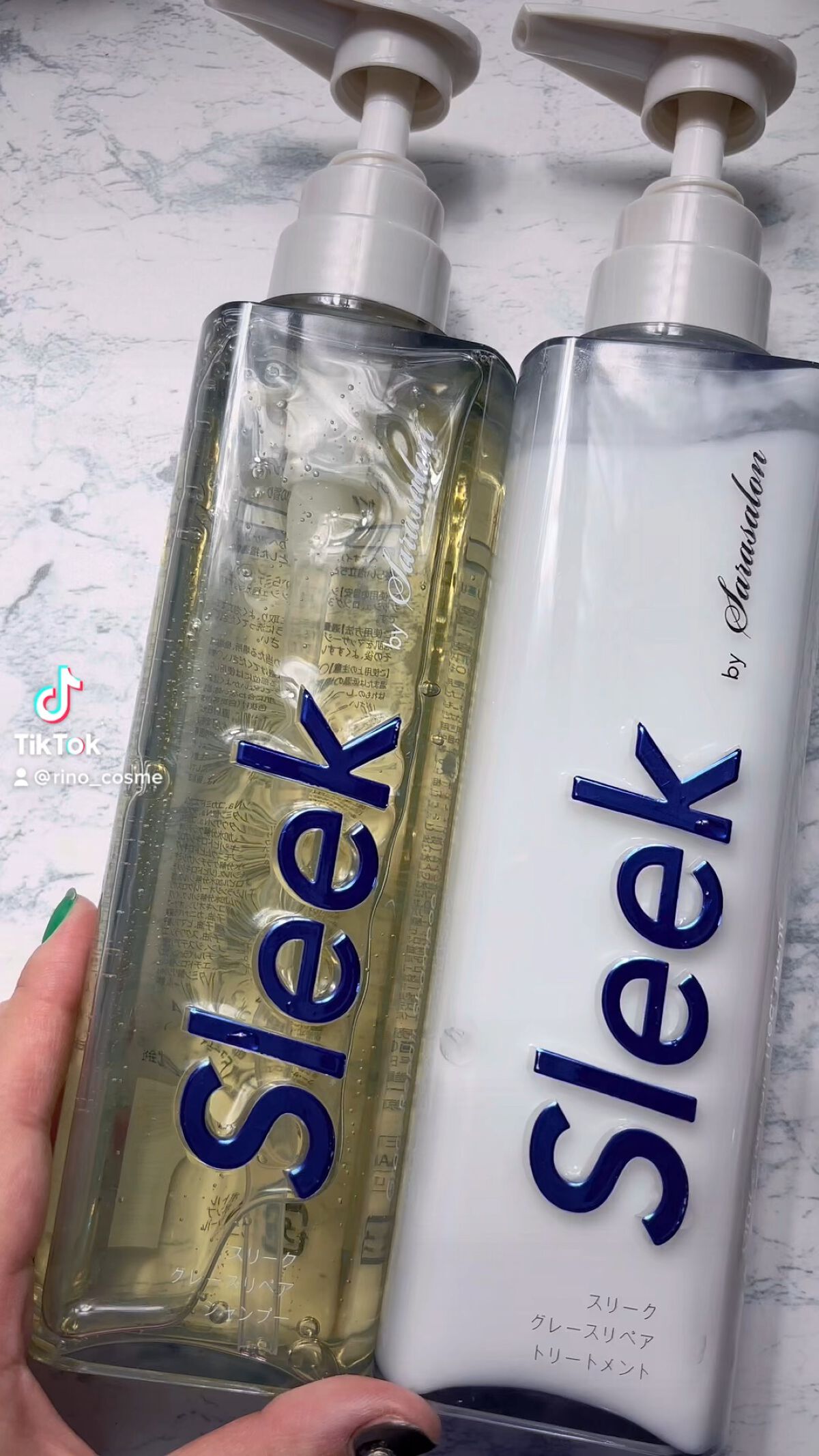 グレースリペアシャンプー／トリートメント/スリーク by サラサロン/市販シャンプーの動画クチコミ4つ目