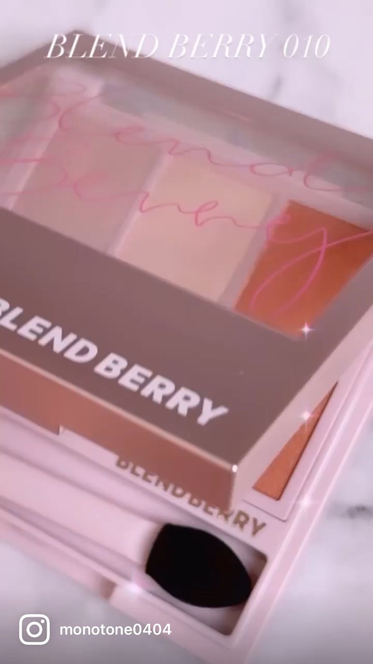 オーラクリエイション/BLEND BERRY/アイシャドウパレットを使ったクチコミ（2枚目）