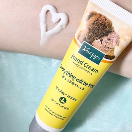 ハンドクリーム バニラ&ハニーの香り/クナイプ/ハンドクリームを使ったクチコミ(1枚目)
