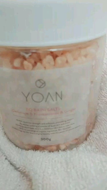 BQバスソルト ゼラニウム&フランキンセンス&ジンジャーの香り/YOAN/入浴剤の動画クチコミ1つ目