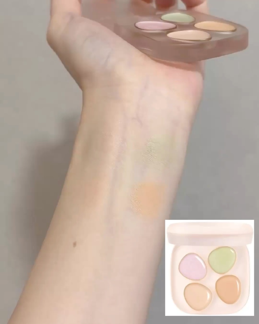 トーン ペタル フロート フローレス タッチ/to/one/パレットコンシーラーを使ったクチコミ（3枚目）