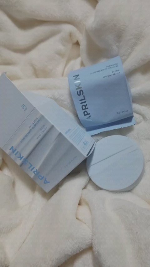 グロー マットクッション/APRILSKIN/クッションファンデーションの動画クチコミ5つ目