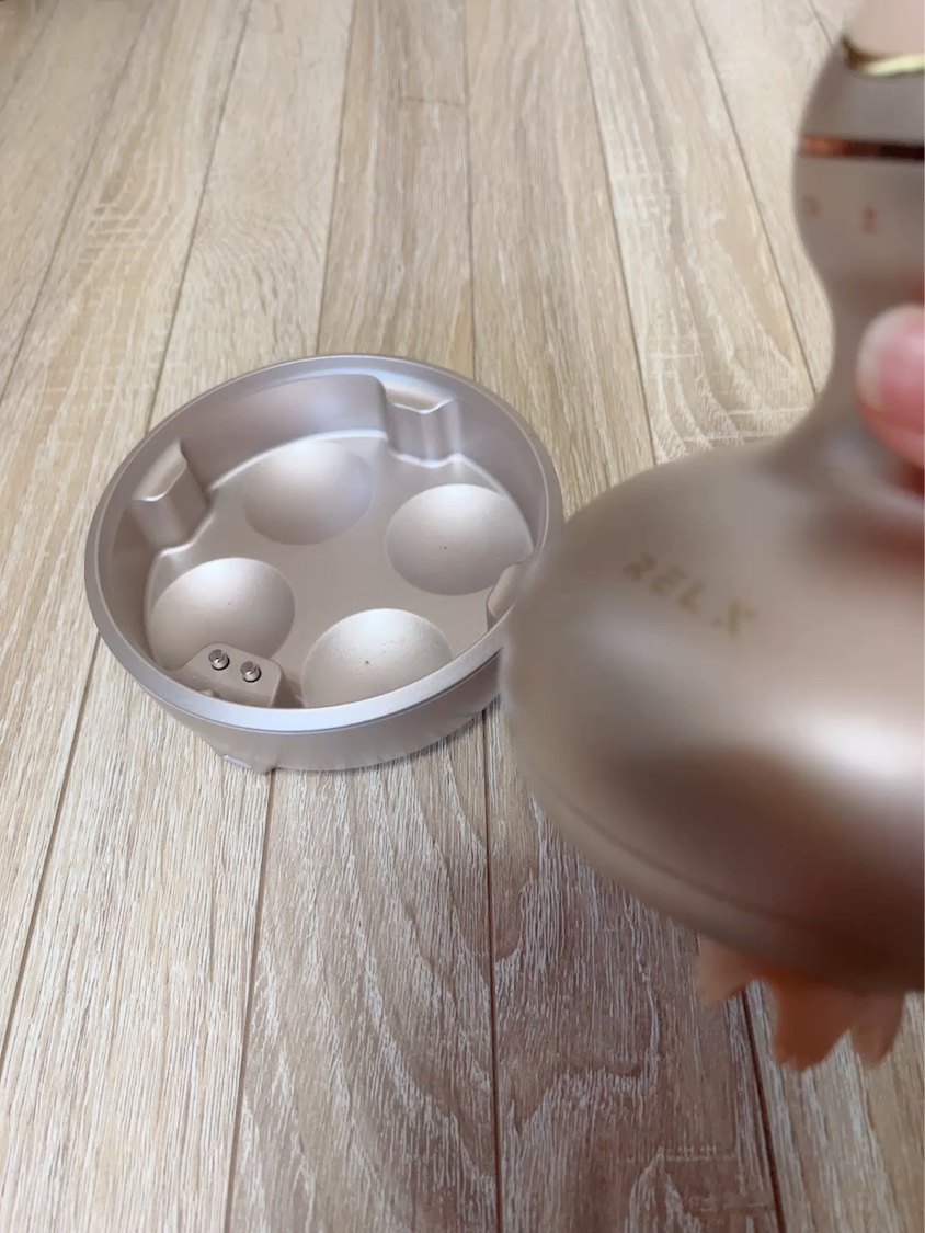 RELX ヘッドスパ 電動頭皮ブラシ/RELX/ヘッドマッサージャーの動画クチコミ1つ目