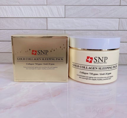 SNP ゴールド コラーゲン スリーピング パック/SNP/シートマスク・パックの人気ショート動画