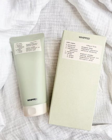 ヴィーガンパッククレンザーチューブ/WHIPPED/洗顔フォームの人気ショート動画