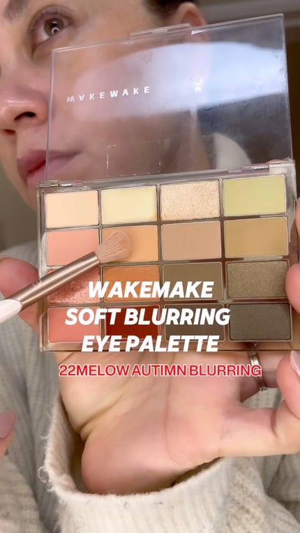 ソフトブラーリングアイパレット/wakemake/アイシャドウパレットの人気ショート動画