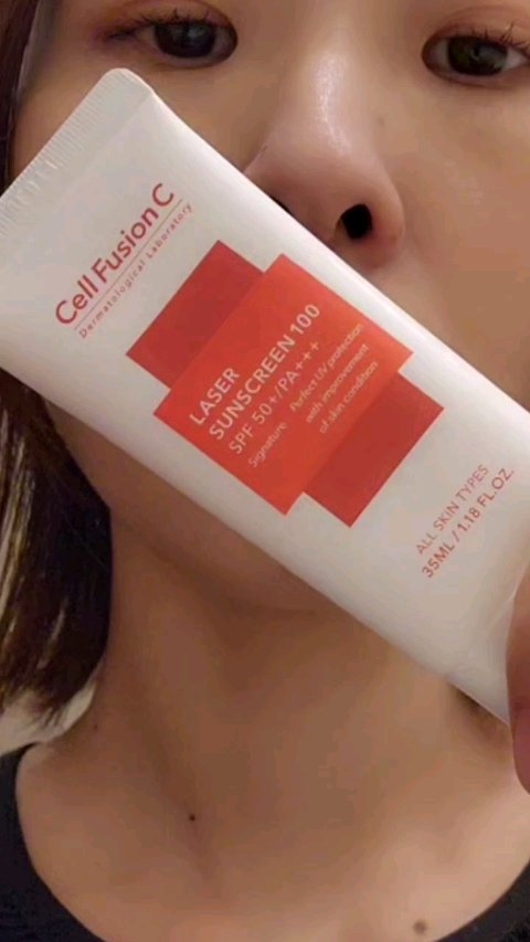 レーザーサンスクリーン 100/Cell Fusion C(セルフュージョンシー)/日焼け止めクリームの人気ショート動画