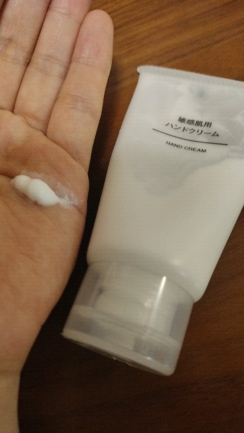 敏感肌用　ハンドクリーム/無印良品/ハンドクリームの動画クチコミ3つ目