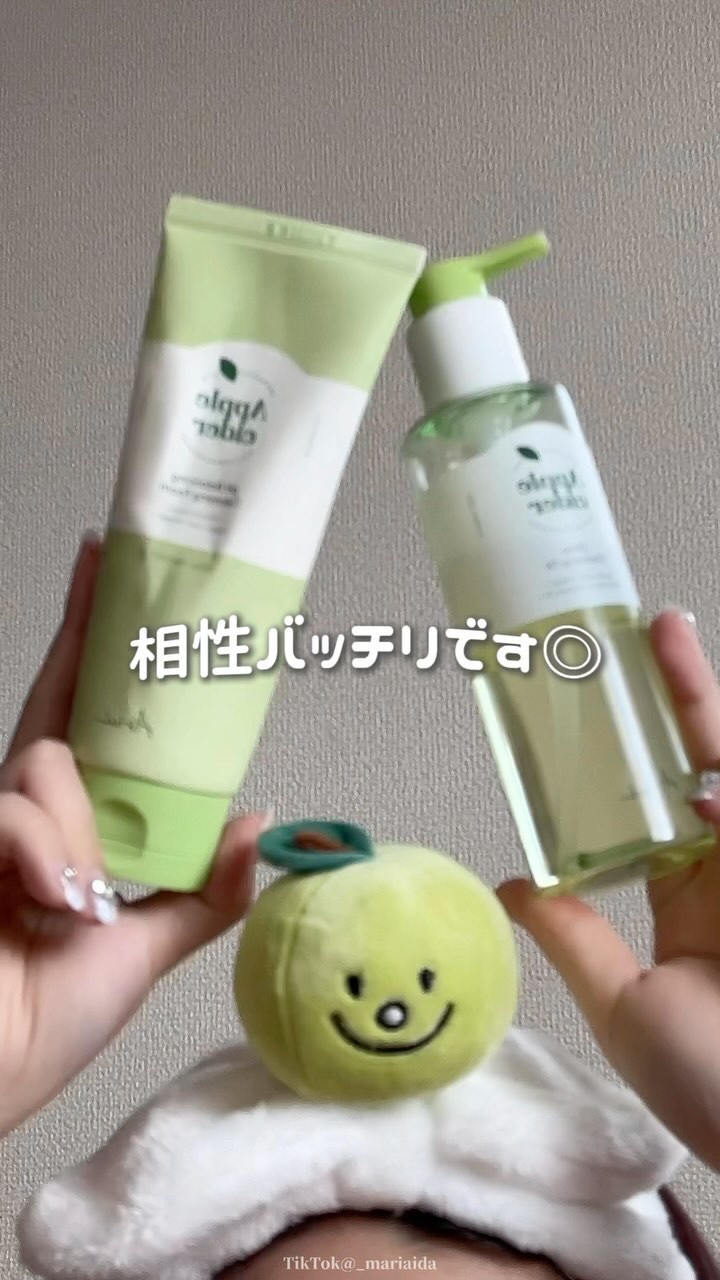 アップルサイダー pH弱酸性クレンジングフォーム /Ariul/洗顔フォームの動画クチコミ5つ目