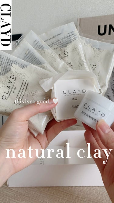 CLAYD SOAP-Damask Rose-/CLAYD JAPAN/洗顔石鹸を使ったクチコミ（1枚目）