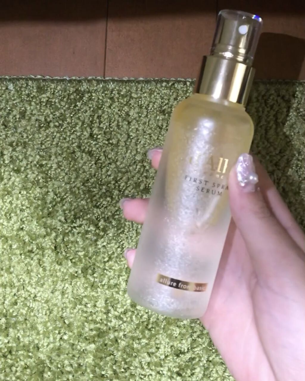 ダルバ ホワイトトリュフファーストスプレーセラム/ダルバ/ミスト状化粧水を使ったクチコミ（2枚目）
