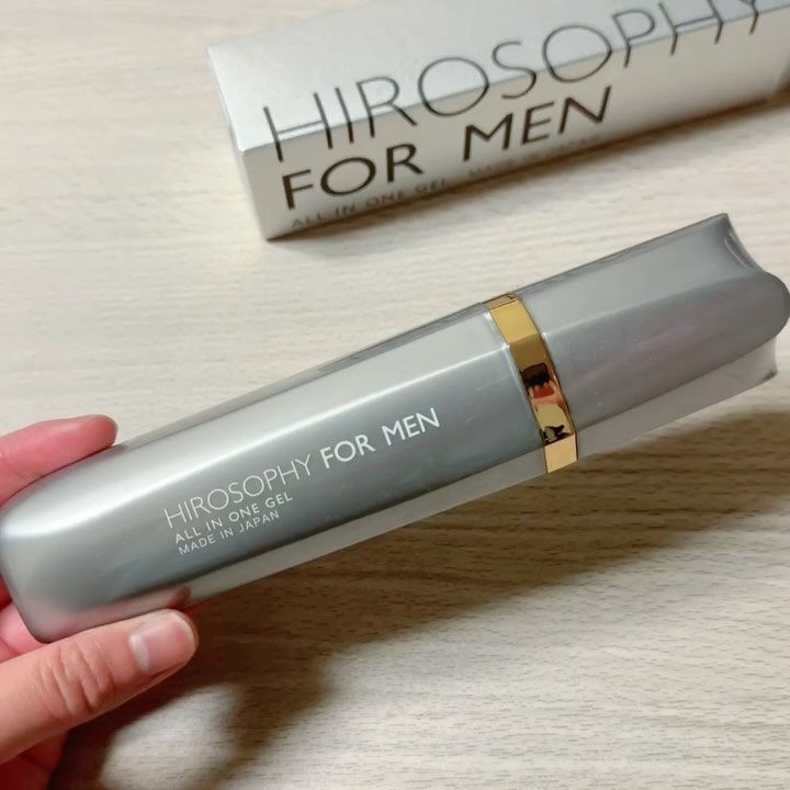 ヒロソフィーフォーメン オールインワンジェル/HIROSOPHY/オールインワン化粧品の動画クチコミ1つ目