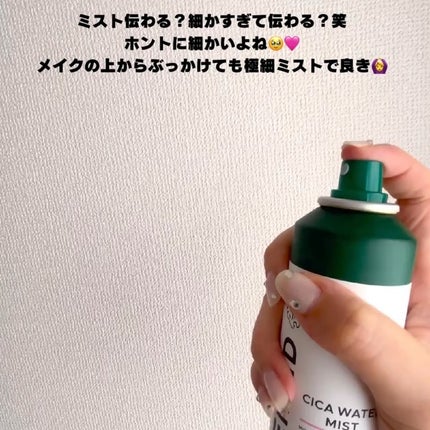 薬用 CICA ウォーターミスト/タイガレイド/ミスト状化粧水を使ったクチコミ(3枚目)