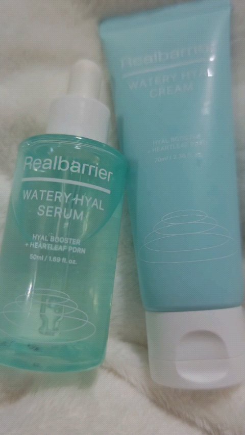 ウォータリー ヒアル セラム/Real Barrier/美容液の動画クチコミ4つ目