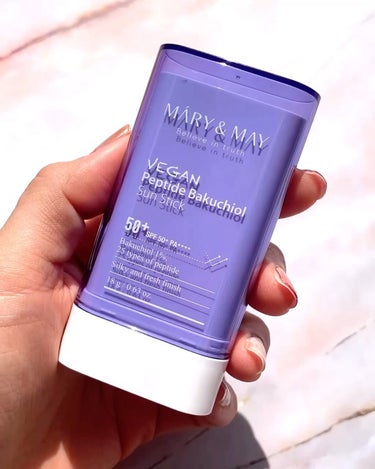 ヴィーガンペプチドバクチオールサンスティック SPF50+ PA++++/MARY&MAY/日焼け止め・UVケアの動画クチコミ5つ目