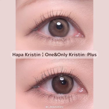 One&Only Kristin Plus/Hapa kristin/カラーコンタクトレンズを使ったクチコミ（1枚目）