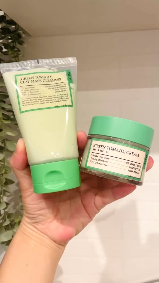 グリーントマトクレイマスククレンザー/FULLY/洗い流すパック・マスクを使ったクチコミ（1枚目）
