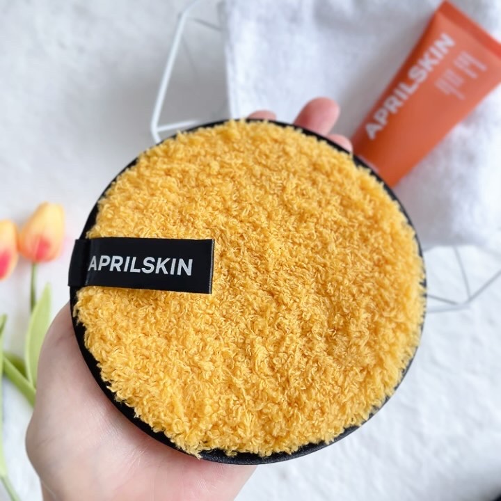 ディープクレンジングパフ/APRILSKIN/その他スキンケアグッズを使ったクチコミ（3枚目）