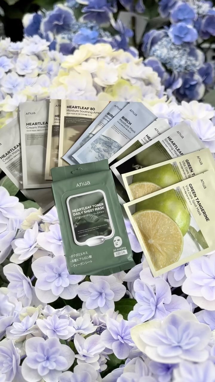 ドクダミクリームマスクナイトソリューション/Anua/シートマスク・パックの人気ショート動画