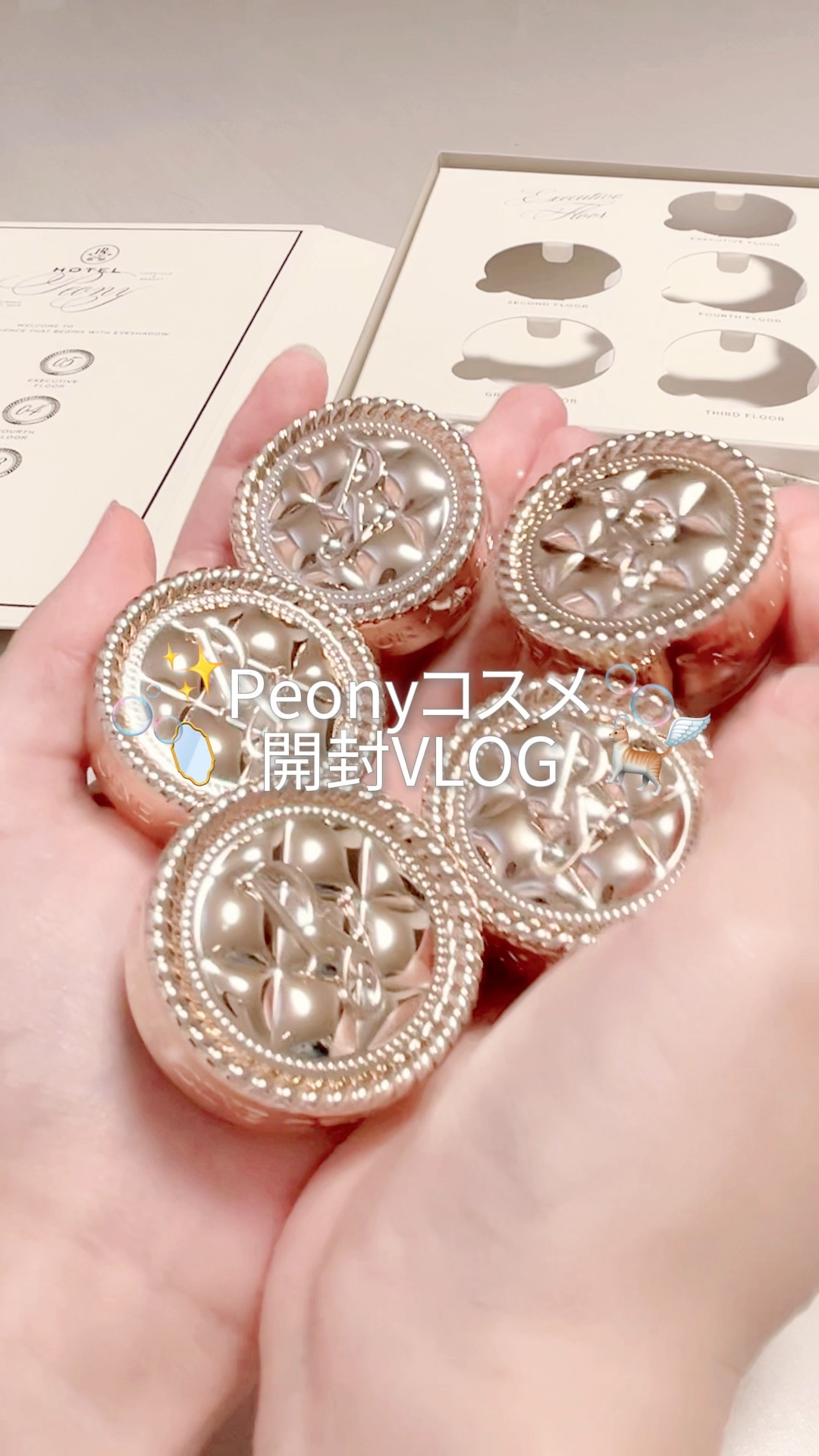 「Afternoon Tone」（#01~#05）SET/Peony/メイクアップキットの動画クチコミ1つ目