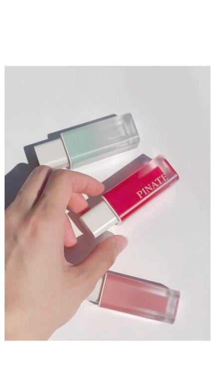 ナチュラルブルームリップオイルセラム 3色セット/PINATE/リップグロスの人気ショート動画