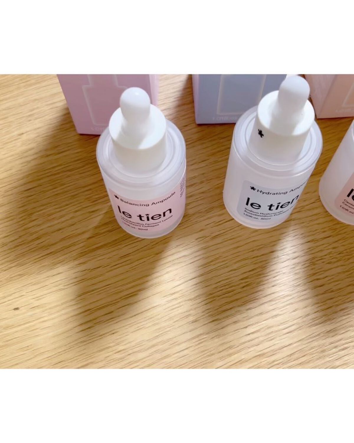 リバイビングアンプル/le tien/美容液の動画クチコミ2つ目