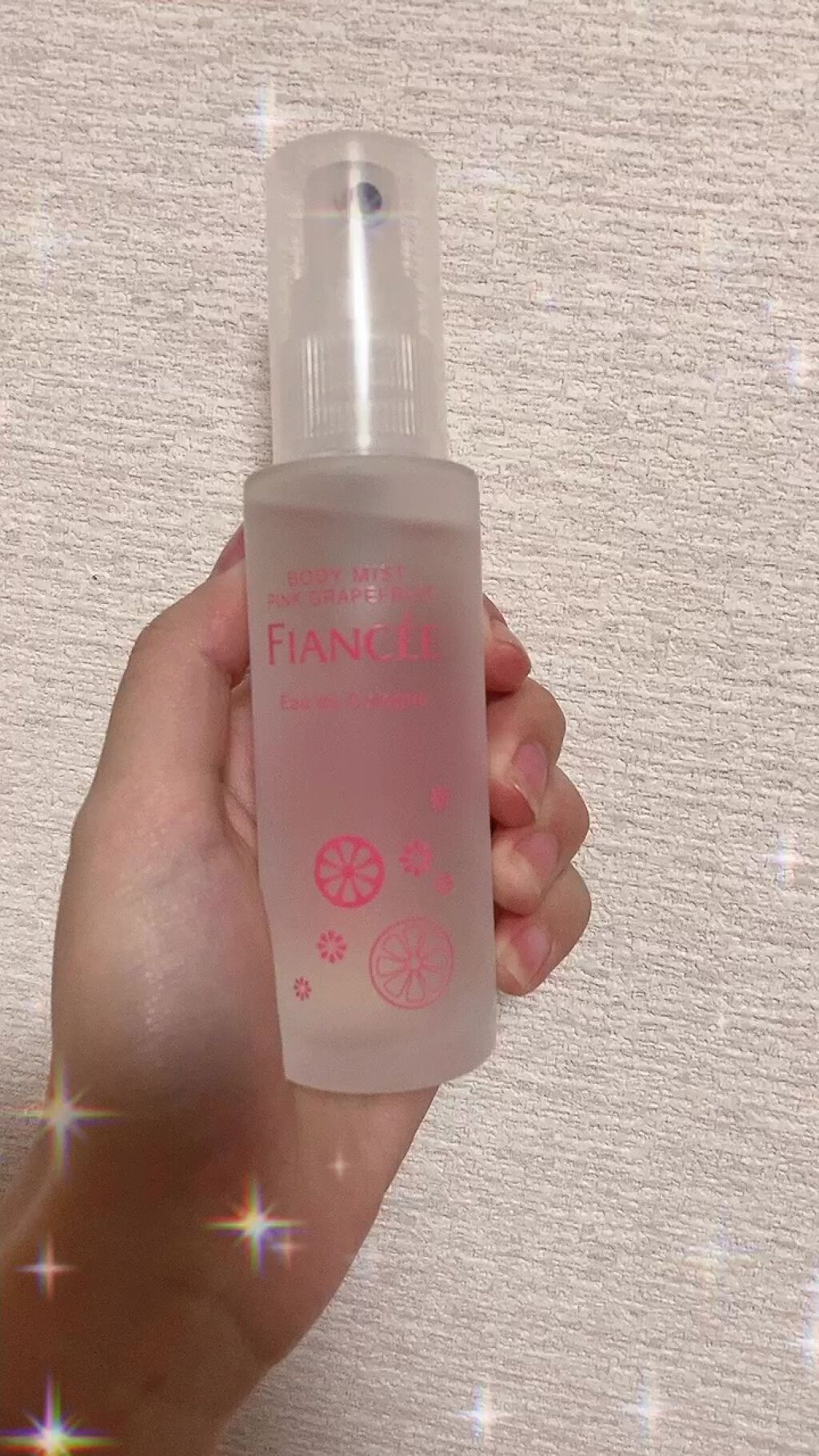 ボディミスト ピンクグレープフルーツの香り/フィアンセ/香水(レディース)を使ったクチコミ（1枚目）