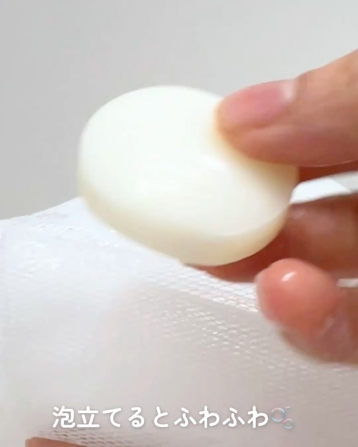 KINU泡SOAP（絹泡石鹸）/every SiLK/洗顔石鹸を使ったクチコミ（3枚目）