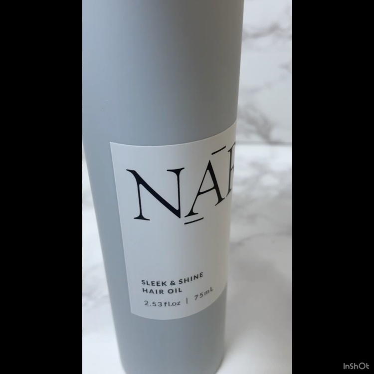 スリーク&シャイン　ヘアオイル/NARTH/ヘアオイルの動画クチコミ2つ目