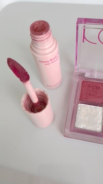 アンドバイロムアンド グラッシーボムティント/&nd by rom&nd/リップティントの人気ショート動画