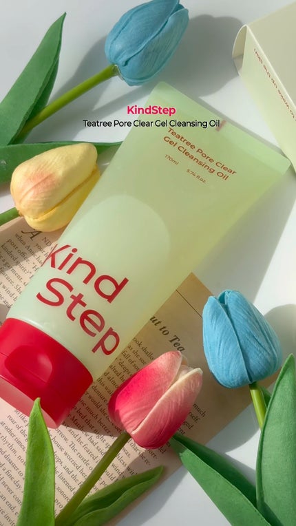 ティーツリージェルクレンジングオイル/KindStep/クレンジングジェルの人気ショート動画