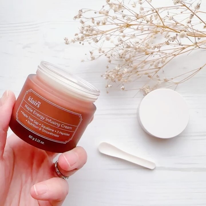 メープルエナジーインフュージングクリーム/Klairs/フェイスクリームを使ったクチコミ（2枚目）