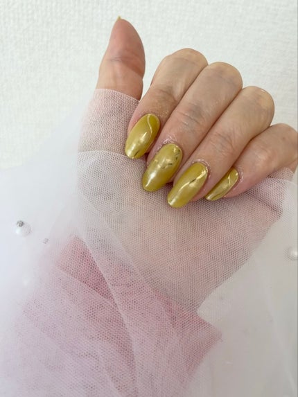 セミキュアジェルネイル(ハンド)/ohora/ネイルシールを使ったクチコミ(3枚目)