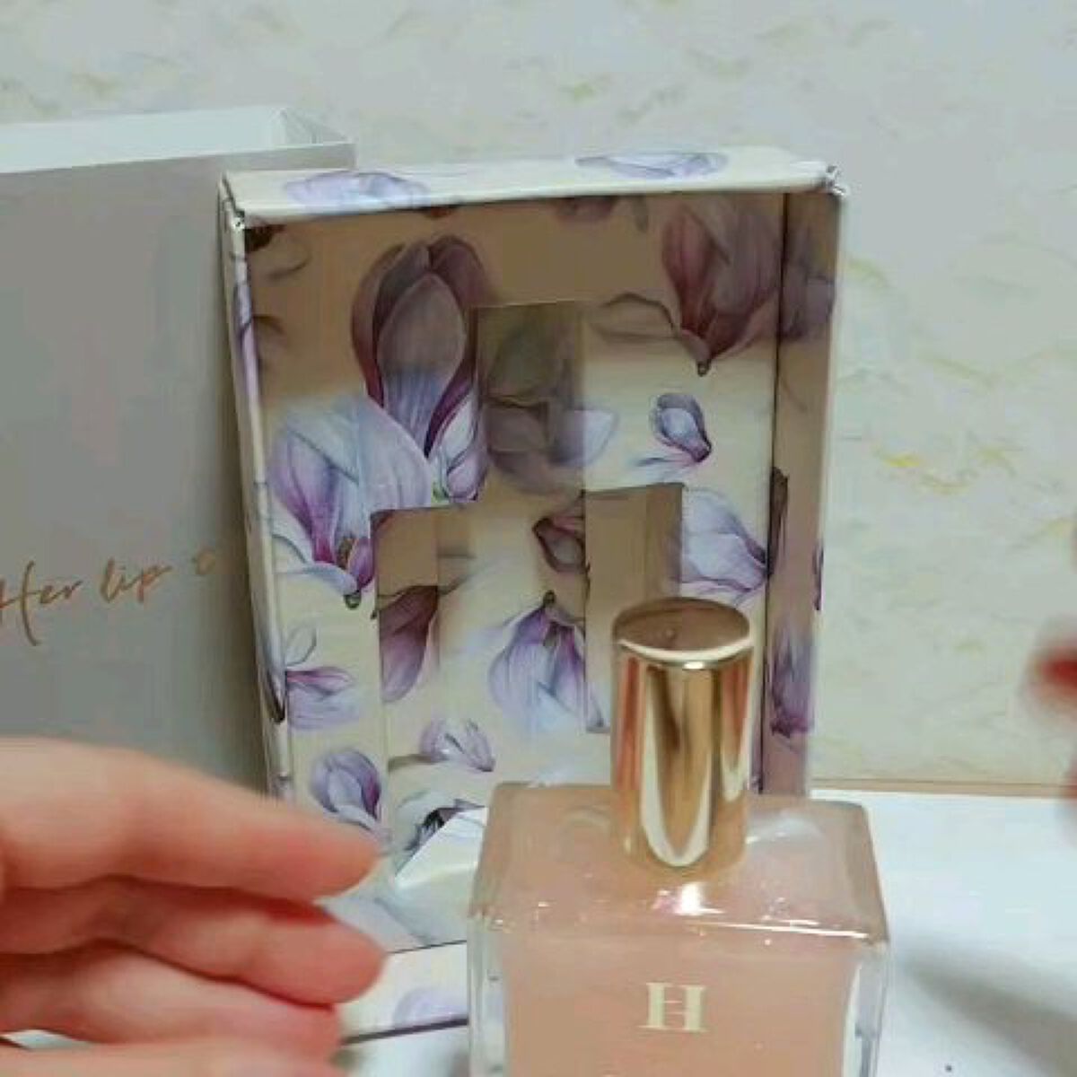 パフュームオイル ピンクスエード/Her lip to BEAUTY/香水(レディース)を使ったクチコミ（1枚目）