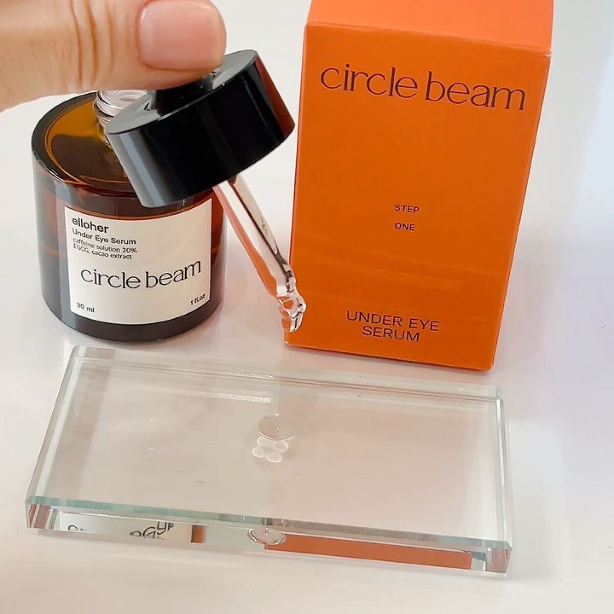 サークルビーム - Under Eye Serum/elloher/美容液を使ったクチコミ（3枚目）