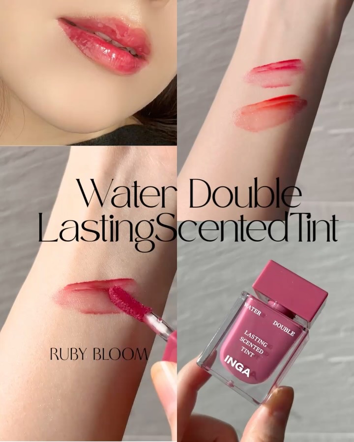 ウォーターダブルラスティングセンティッドティント/INGA/リップティントを使ったクチコミ（2枚目）