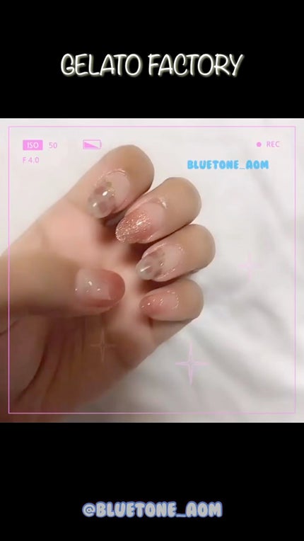 ノンワイプダイアモンドトップジェル/GELATO FACTORY/ジェルネイルの人気ショート動画