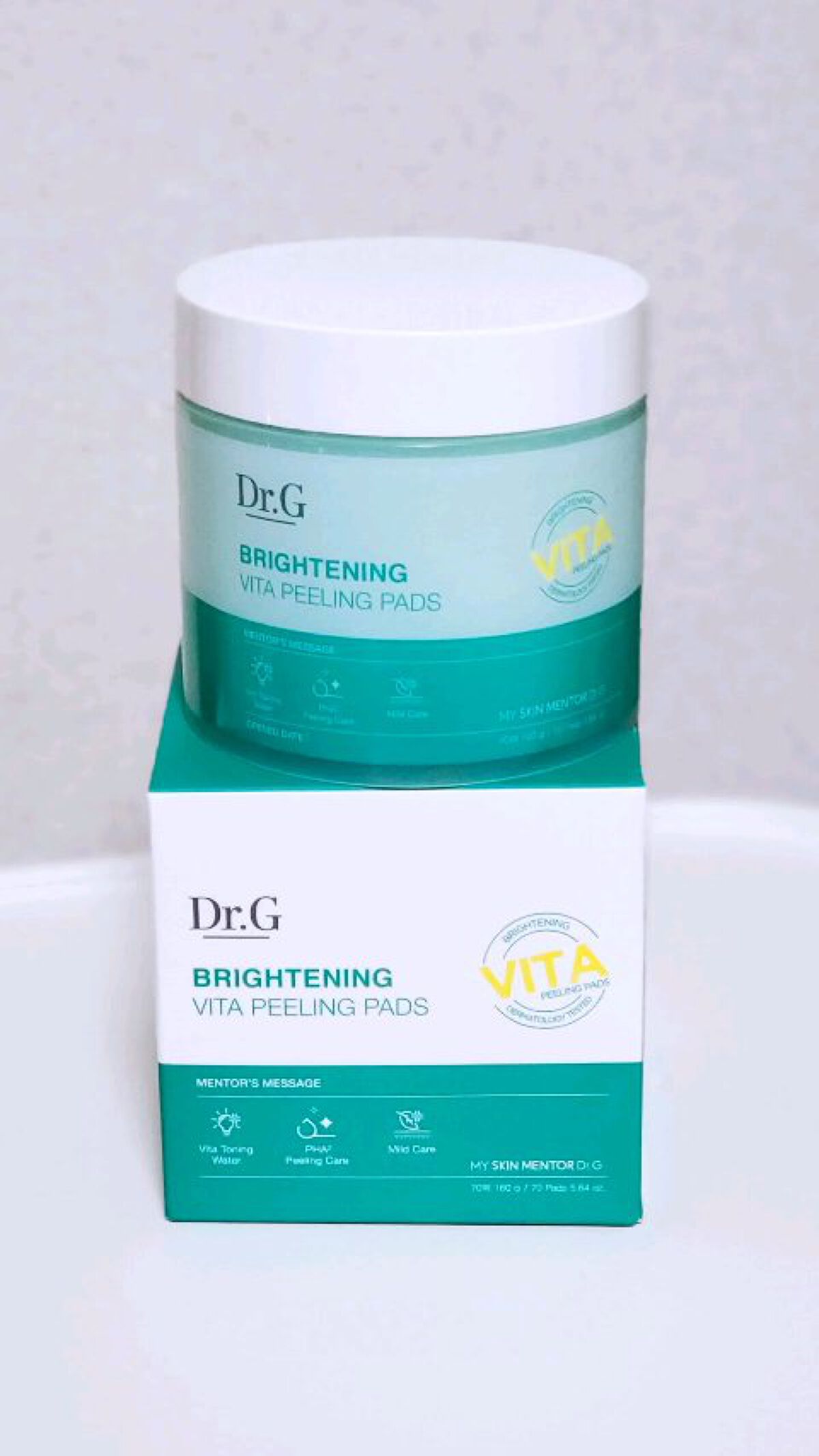 ブライトニングビタピーリングパッド/Dr.G/トナーパッドを使ったクチコミ（1枚目）