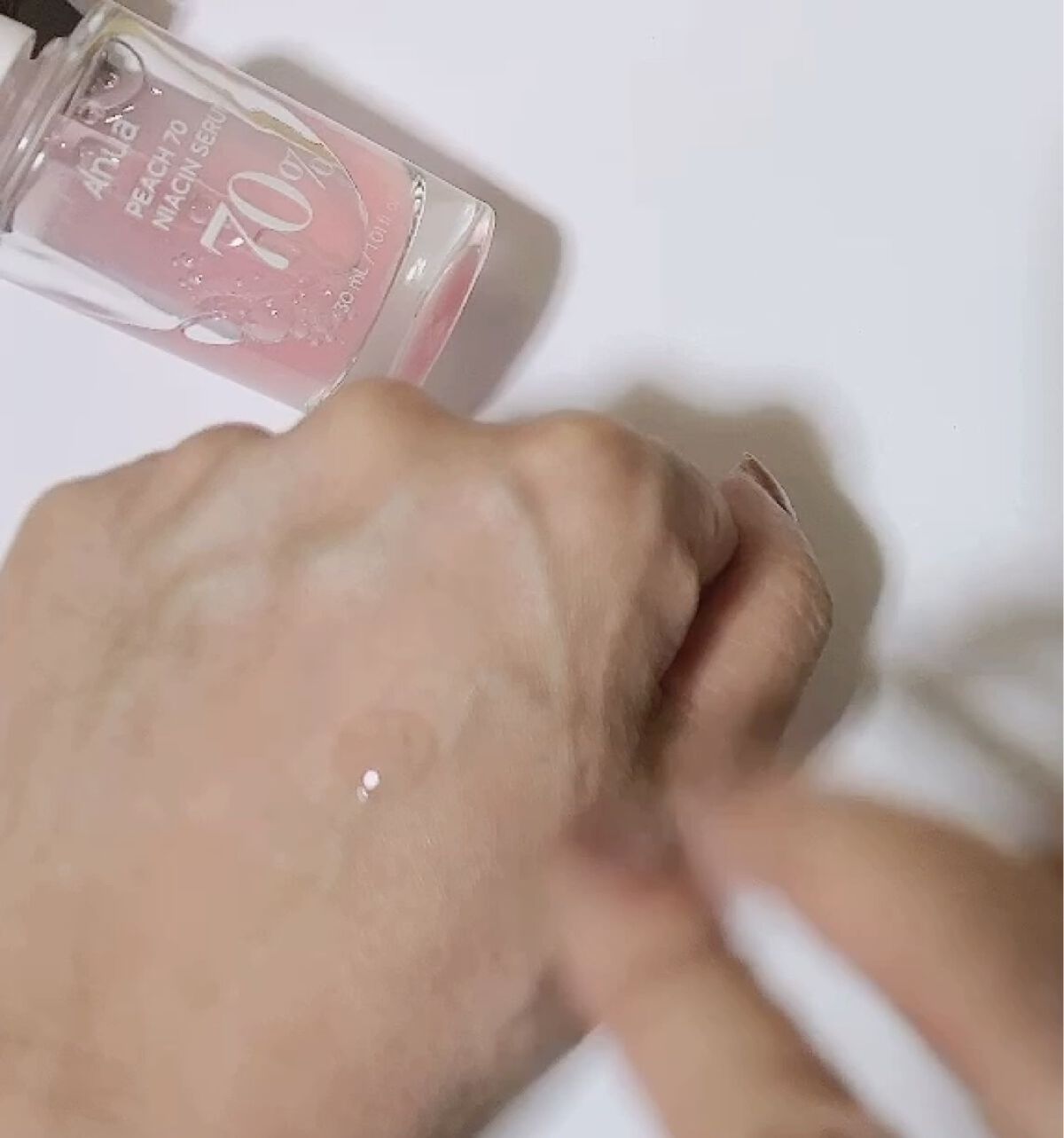 桃70%ナイアシンセラム/Anua/美容液を使ったクチコミ（3枚目）