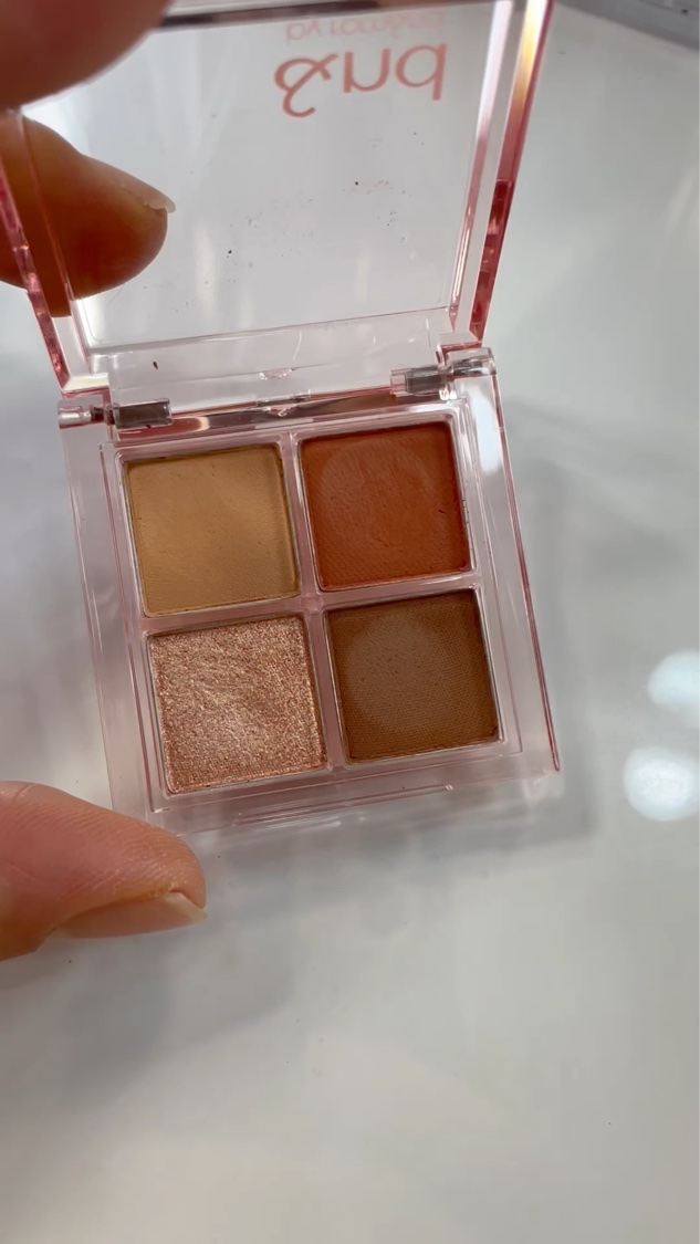 アンドバイロムアンド　メロウアイパレット BR02 アップルシナモン/&nd by rom&nd/アイシャドウパレットを使ったクチコミ（2枚目）