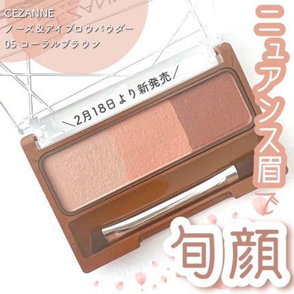 ノーズ&アイブロウパウダー/CEZANNE/パウダーアイブロウの人気ショート動画